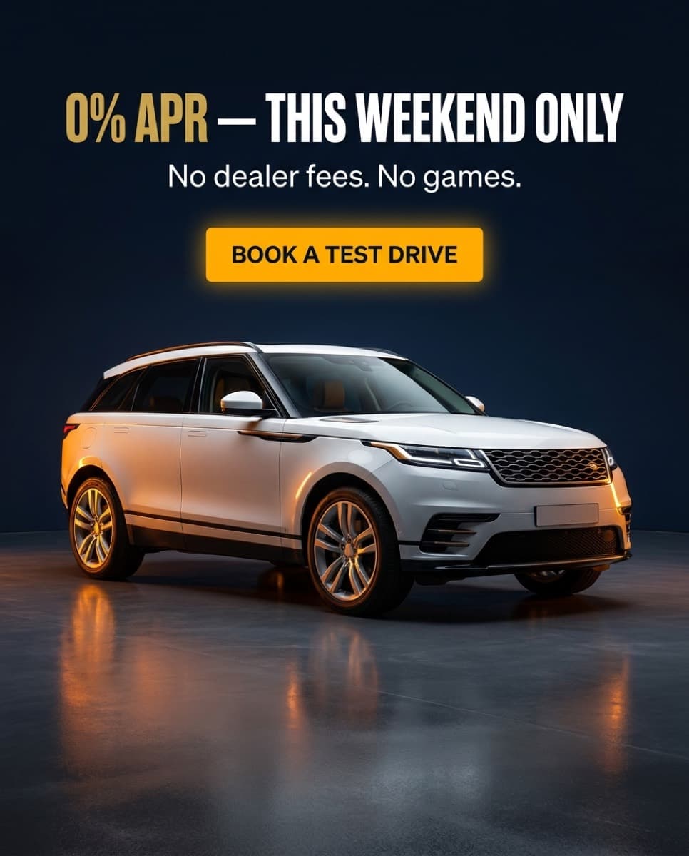 Dealership event ad