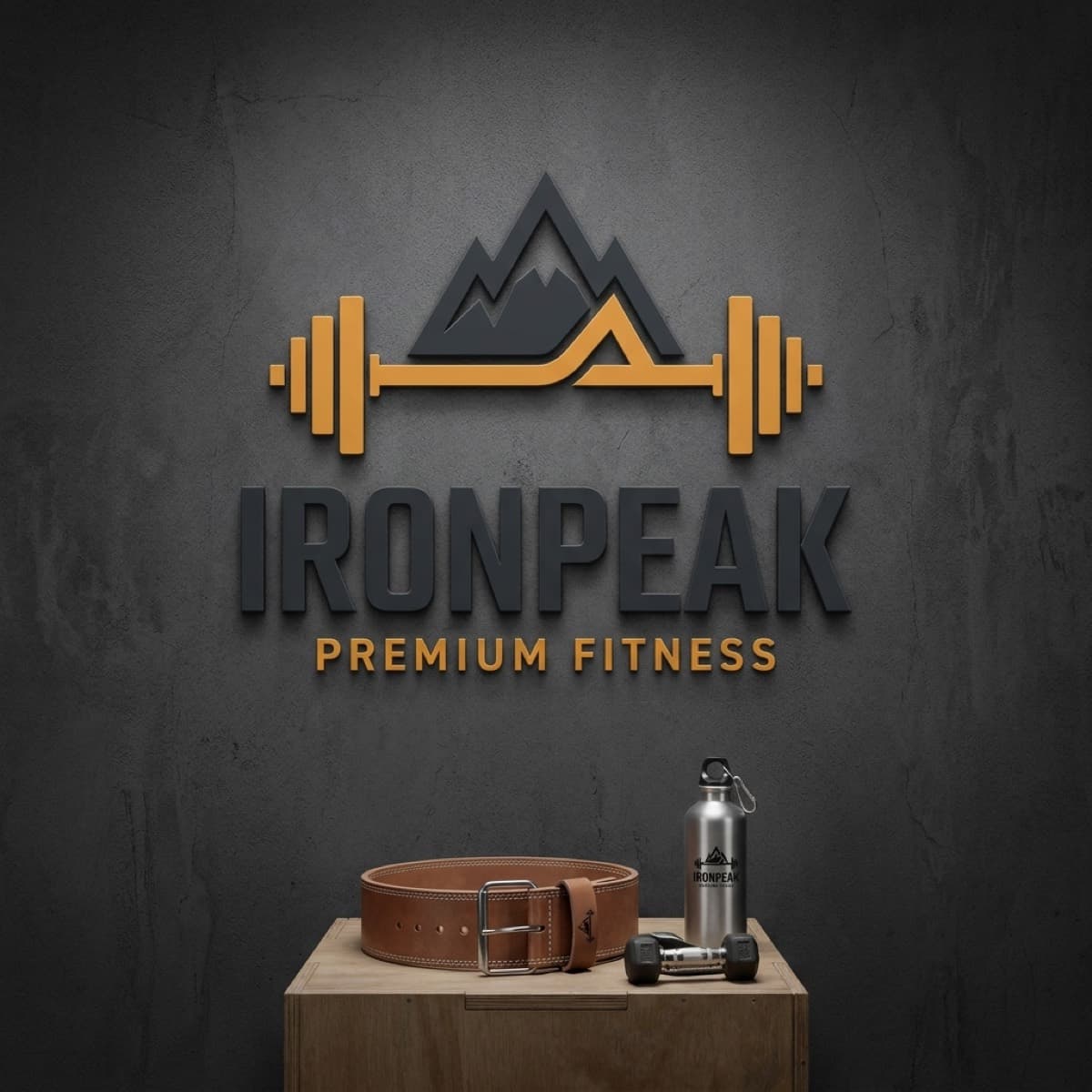 IRONPEAK — fitness brand mark
