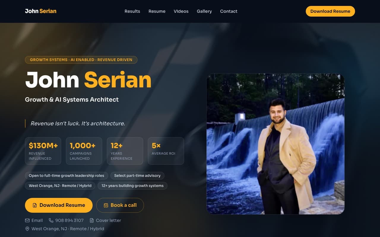 johnnyserianresume.com